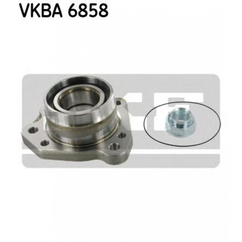 VKBA 6858 SKF Підшипник ступиці з елементами